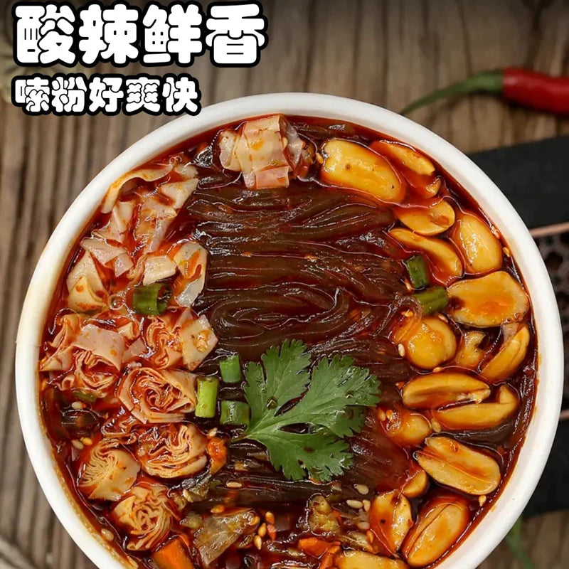 Chongwu Steinmu Qongustam barrel hot and sour powder 138g * 5 easy to eat and store